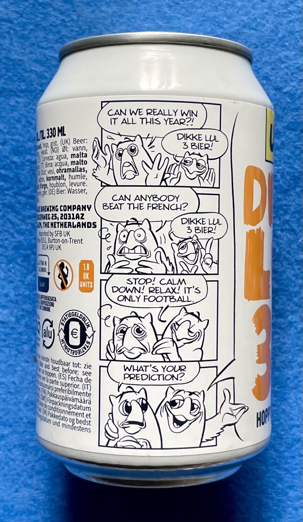 Dikke Lul 3-0 - Uiltje Brewing Company (330 mL) alcohol collectible [Barcode 8721055141297] - Main Image 2