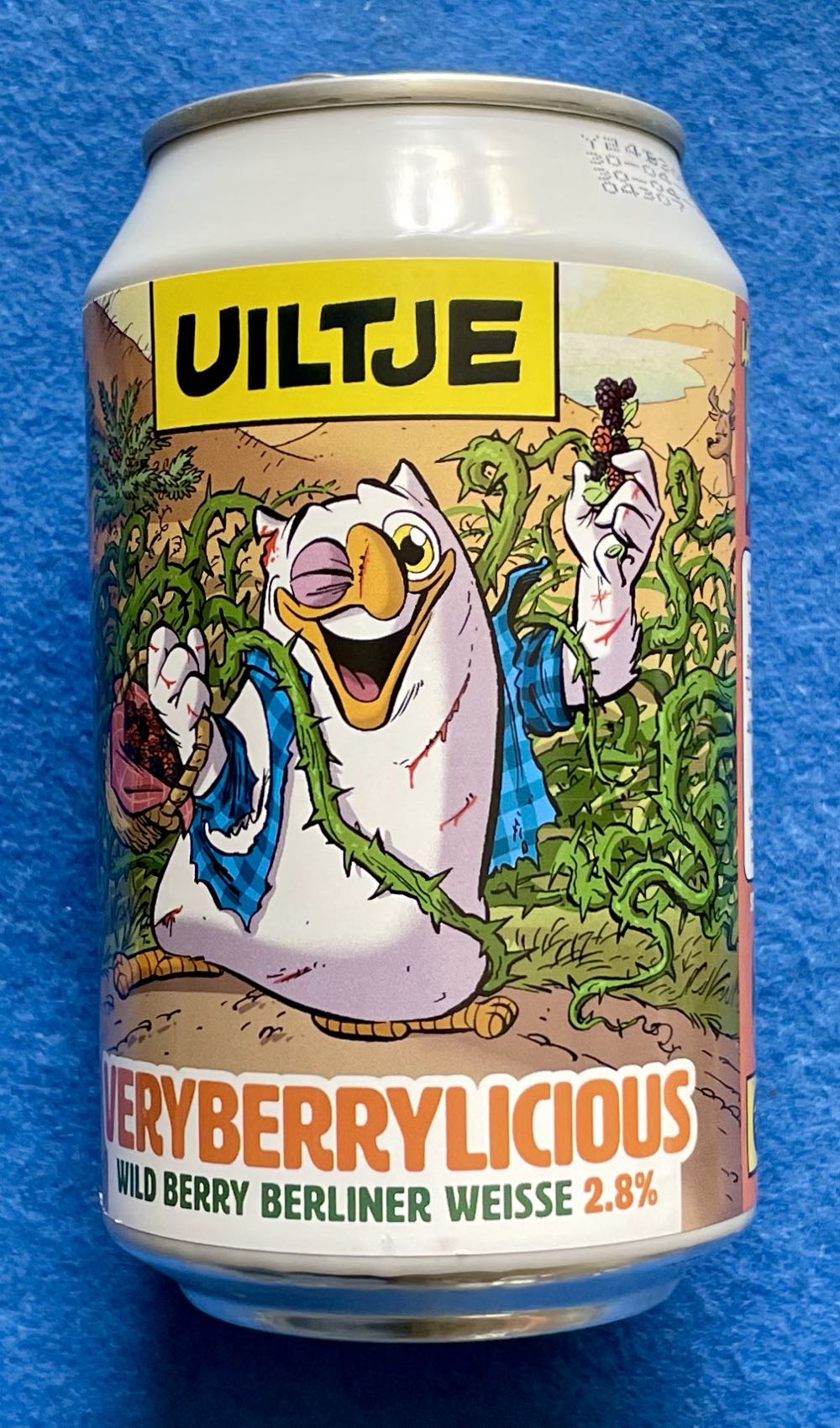 Veryberrylicious - Uiltje Brewing Company (330 mL) alcohol collectible [Barcode 8721055140436] - Main Image 2
