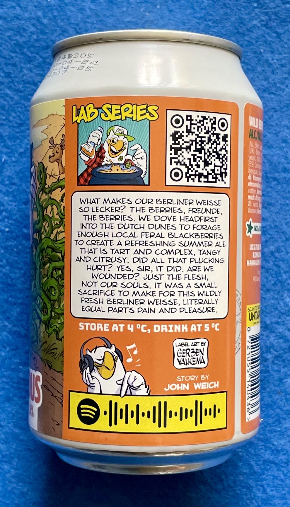 Veryberrylicious - Uiltje Brewing Company (330 mL) alcohol collectible [Barcode 8721055140436] - Main Image 4