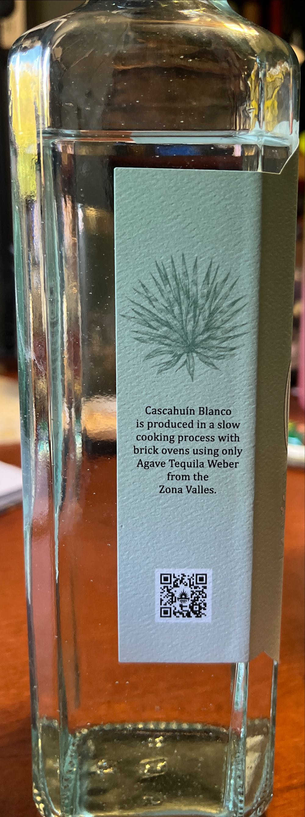 Cascahuin Square Blanco - Nom 1123 (750 mL) alcohol collectible [Barcode 718783000048] - Main Image 4