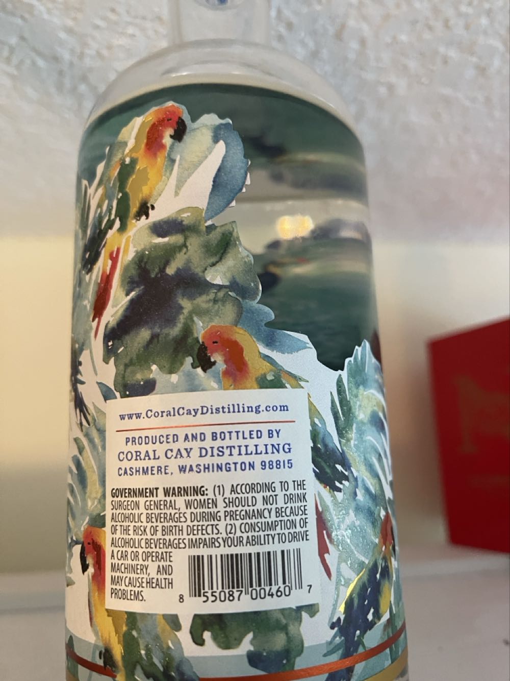 Vodka, Tommy Bahama Mango - Coral Cay Distilling (750 mL) alcohol collectible [Barcode 855087004607] - Main Image 2