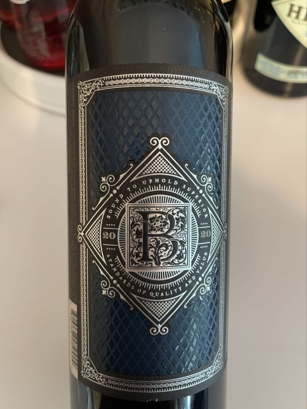 Wine, Bound Cabernet Sauvignon - Precision Wine Company (758 mL) alcohol collectible [Barcode 706098050902] - Main Image 2