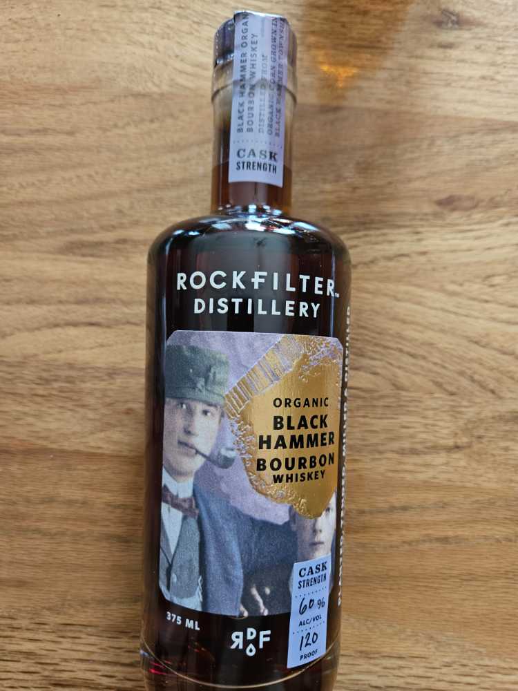 Black Hammer - Rockfilter Distillery (375 mL) alcohol collectible [Barcode 855866007195] - Main Image 2