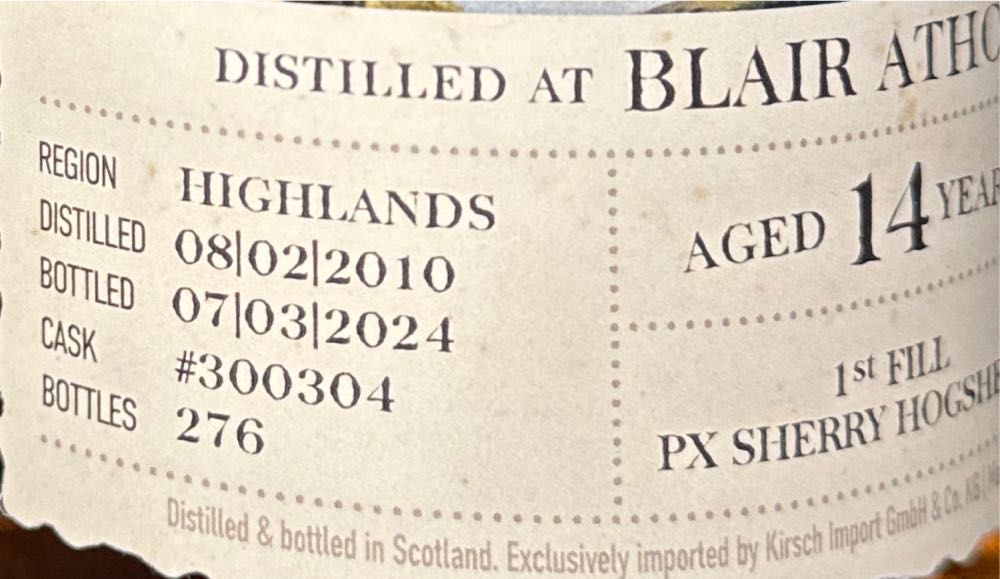 Blair Athol 14 Years - Whisky Druid (700 mL) alcohol collectible - Main Image 2