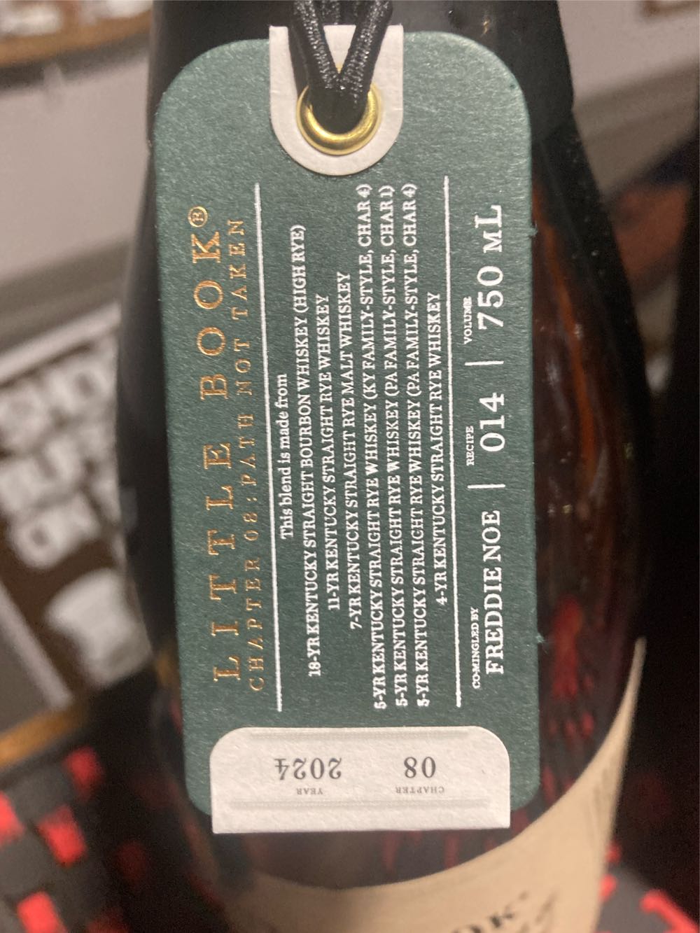 Booker’s Little Book Chapter 8 “Path Not Taken” - Jim B.Beam Distilling Co. (750 mL) alcohol collectible [Barcode 080686007814] - Main Image 3