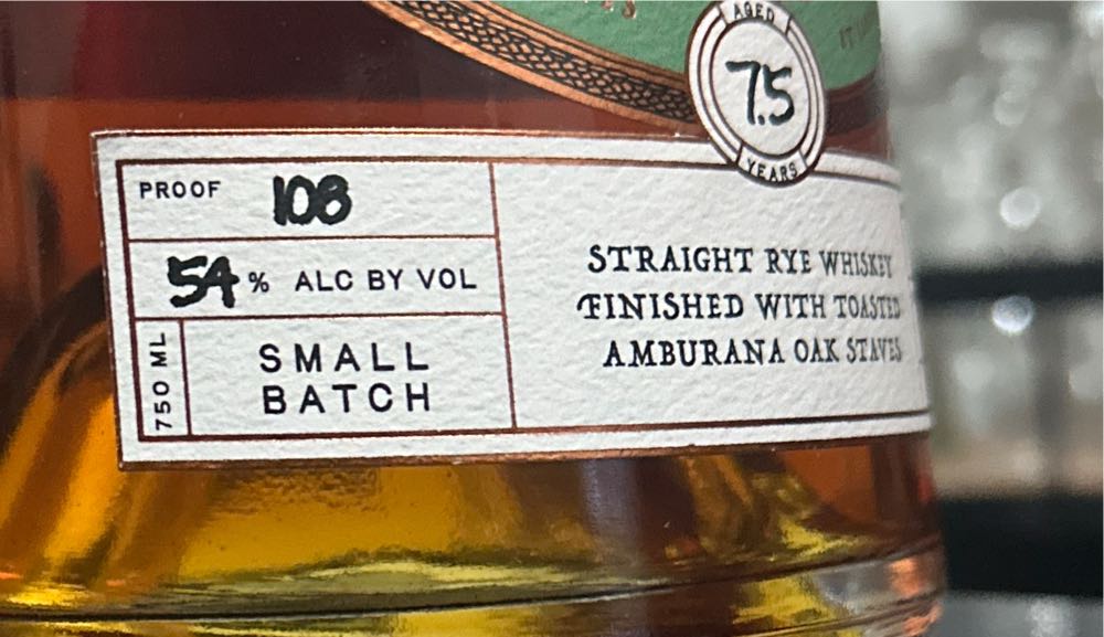 Dark Arts Whiskey House Amburana Oak Staves Rye Straight 750 750ml - Dark Arts Whiskey House (750 mL) alcohol collectible [Barcode 850054780027] - Main Image 4