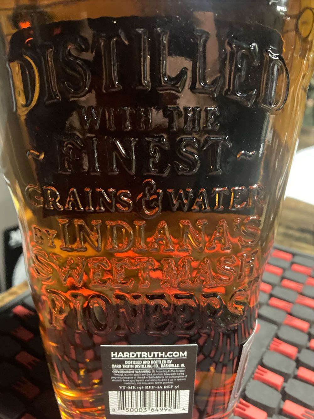 Hard Truth Sweet Mash Bourbon Proof - Hard Truth Distilling (750 mL) alcohol collectible [Barcode 850003649924] - Main Image 2