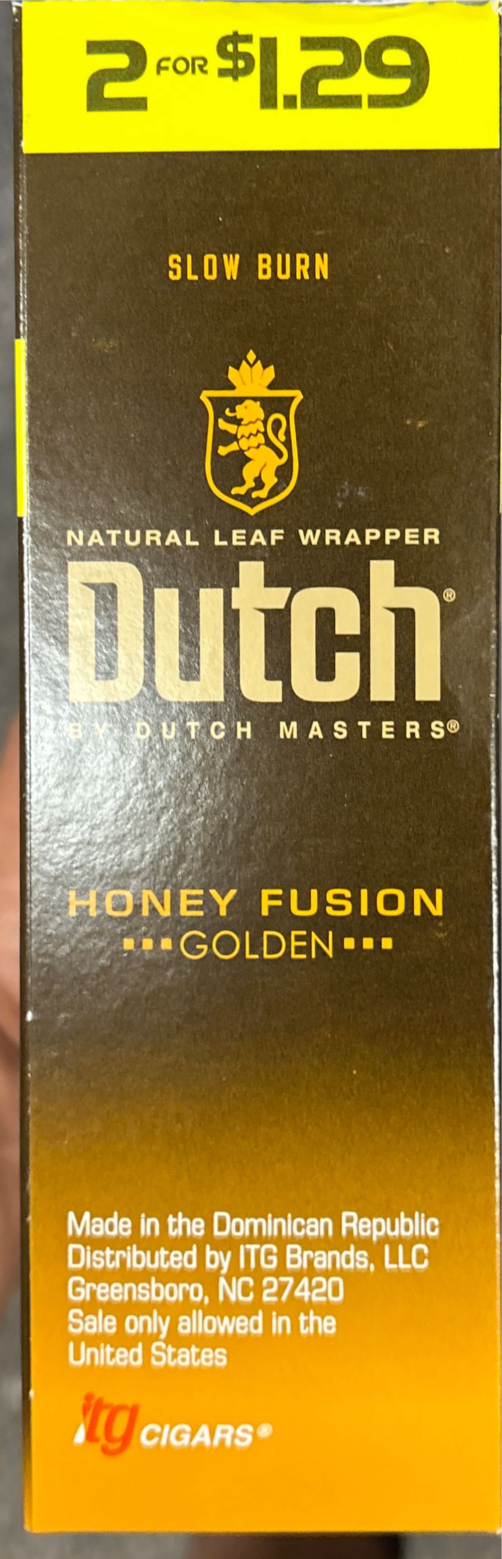 Dutch Honey Fusion  alcohol collectible [Barcode 071610440739] - Main Image 2