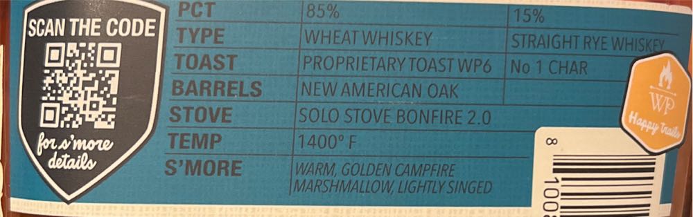 Whistlepig Campstock Solo Stove Limited Edition Wheat Whiskey 750ml Store - Whistle Pig (750 mL) alcohol collectible [Barcode 810080551091] - Main Image 4