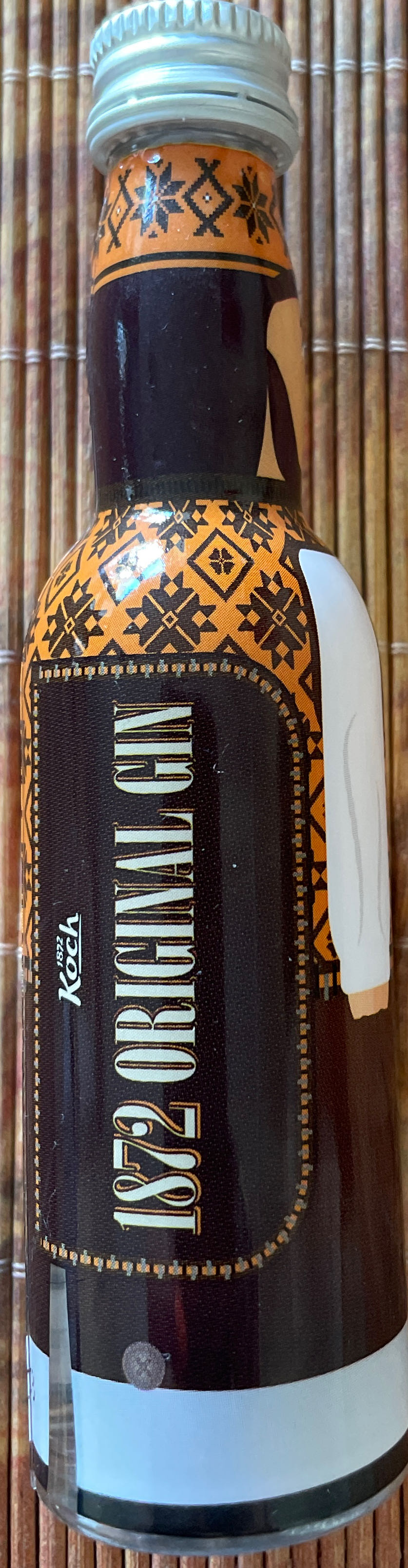 1872 Original Gin  (40 mL) alcohol collectible - Main Image 2