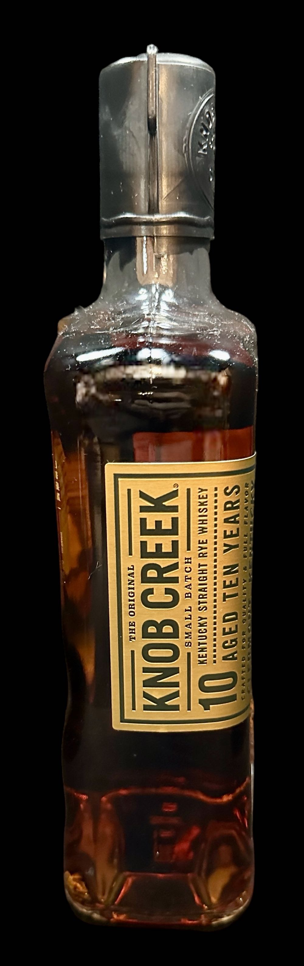 Knob Creek 10 Year Rye Whiskey - James B. Beam Distilling Co. alcohol collectible [Barcode 080686007937] - Main Image 3