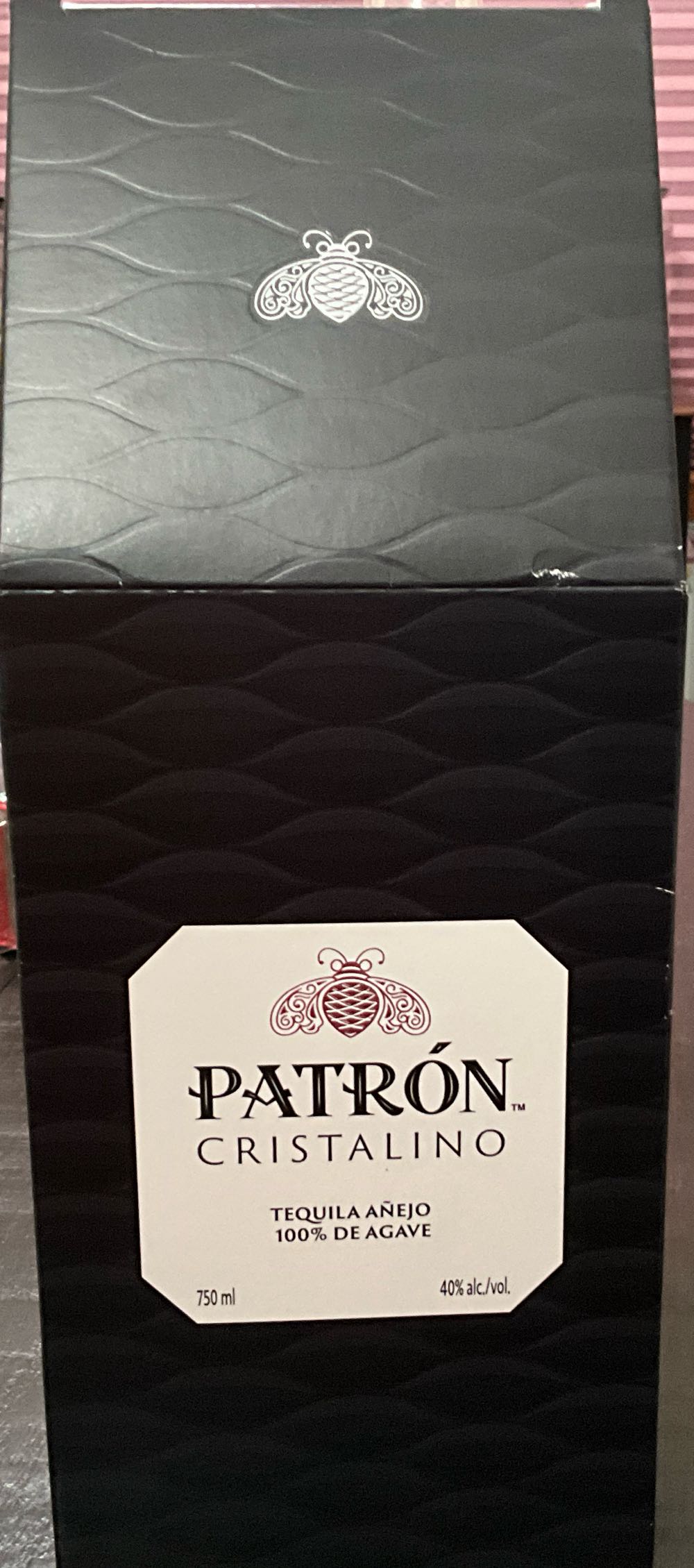 Patron Cristalino Anejo Tequilla - NOM 1492 (750 mL) alcohol collectible [Barcode 721733006137] - Main Image 3