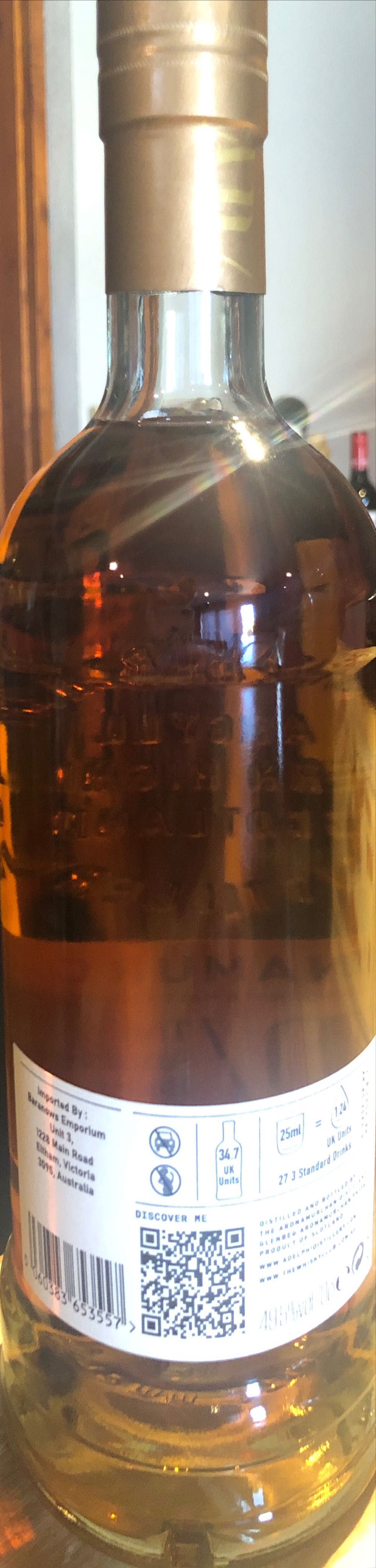 Ardnamurchan AD - The Anniversary Release - Ardnamurchan Distillery (700 mL) alcohol collectible [Barcode 5060383653557] - Main Image 2