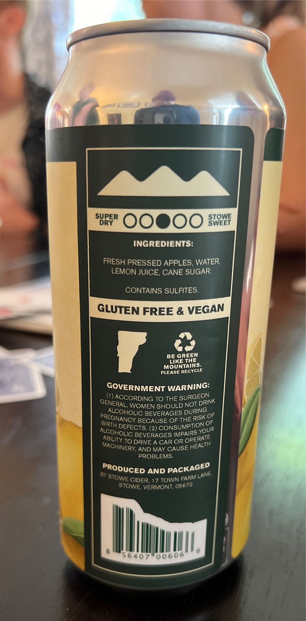 Lemon Shandy - Stowe Cider alcohol collectible - Main Image 2