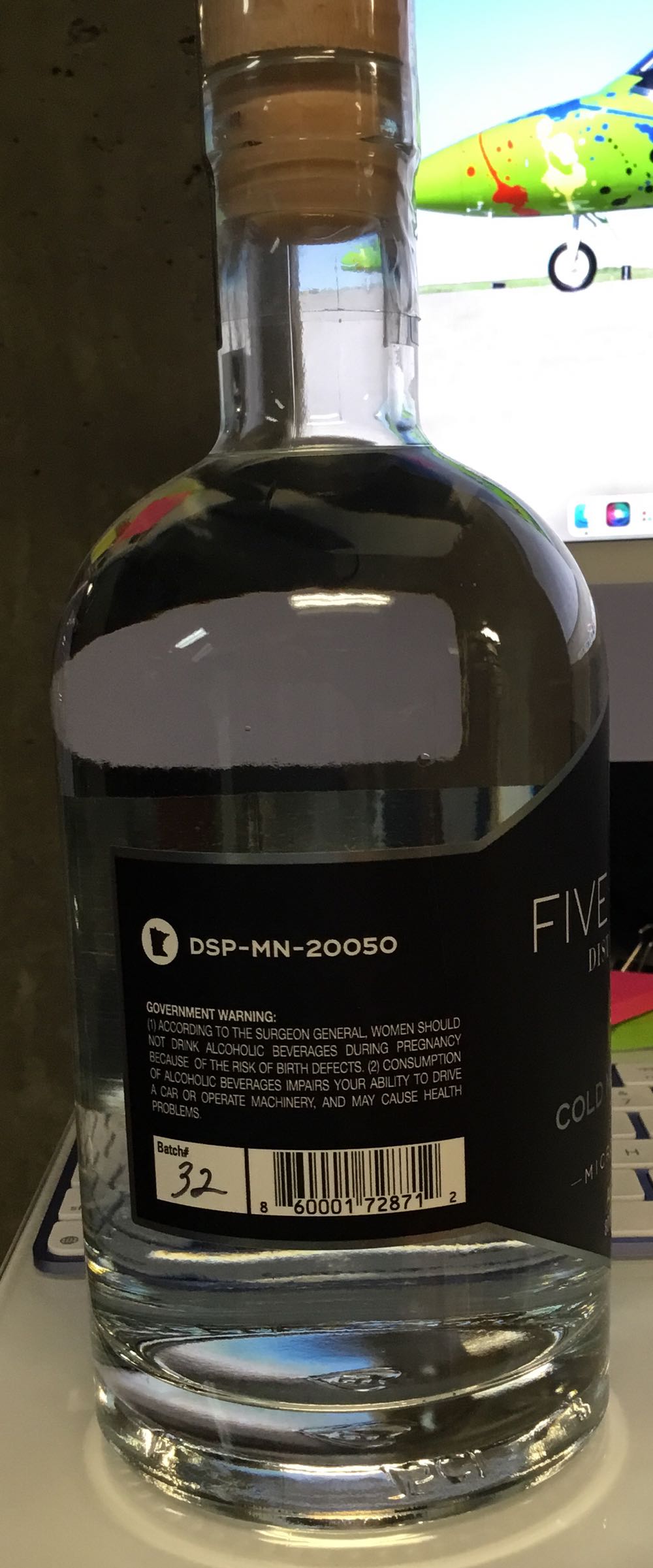 Cold North Vodka - Five Rocks Distilling Co. (750 mL) alcohol collectible [Barcode 860001728712] - Main Image 2