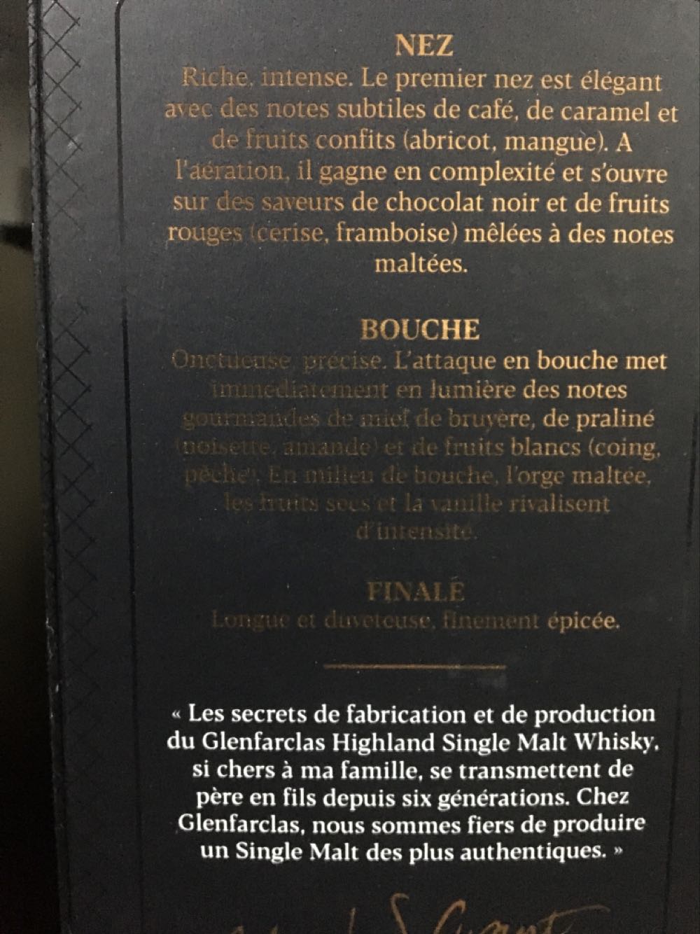 Glenfarclas Private Reserve 46th Anniversary And Whisky  (700 mL) alcohol collectible [Barcode 3612179700192] - Main Image 4