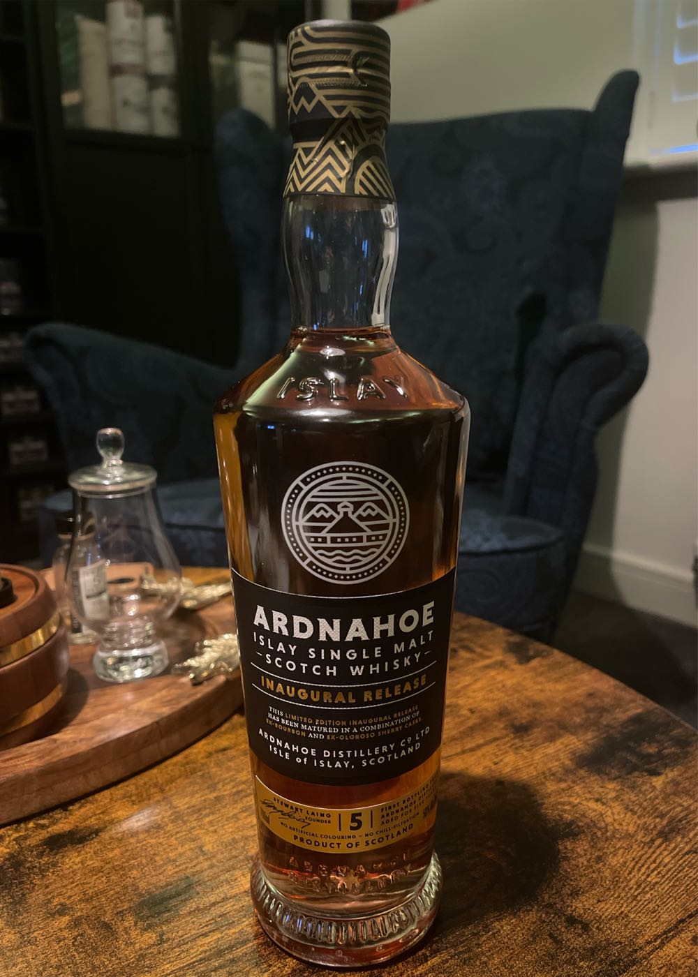 Ardnahoe Inaugural Release 5 Years - The Ardnahoe Distillery (700 mL) alcohol collectible [Barcode 5060354286838] - Main Image 3