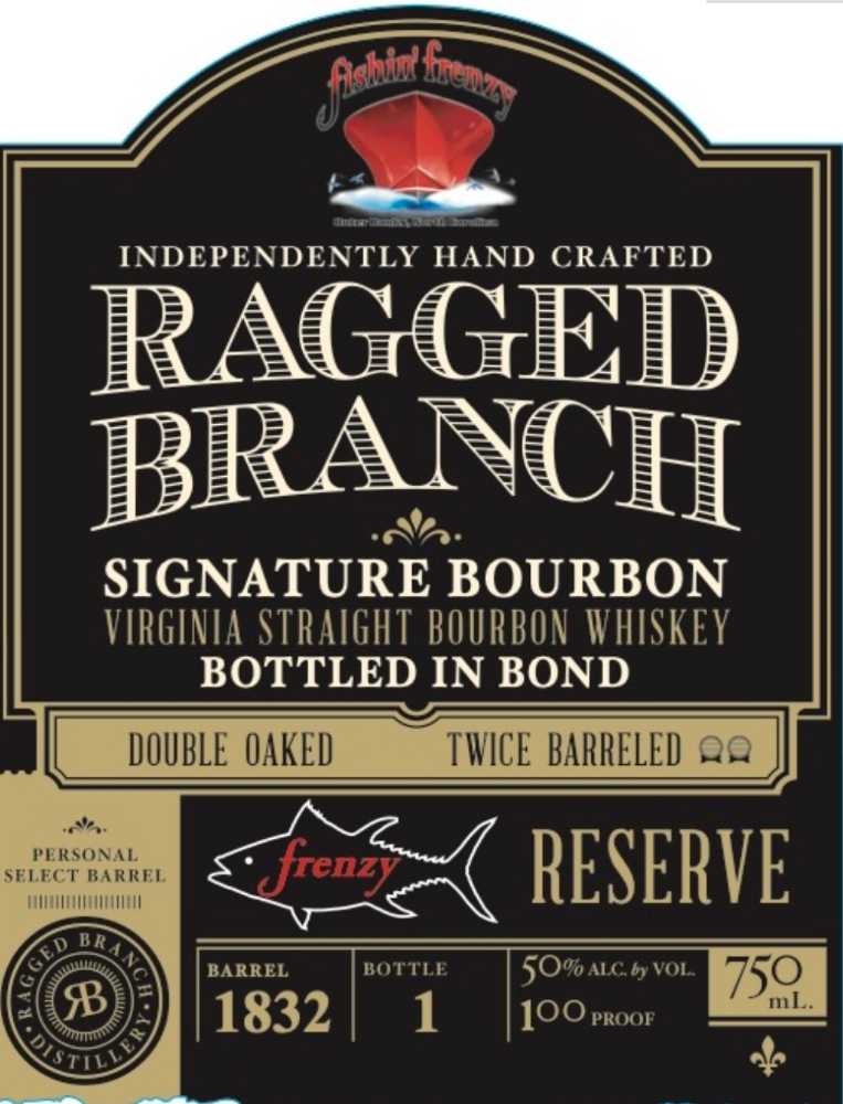 Ragged Branch Fishin Frenzy  - Ragged Branch (750 mL) alcohol collectible [Barcode 850013977130] - Main Image 2