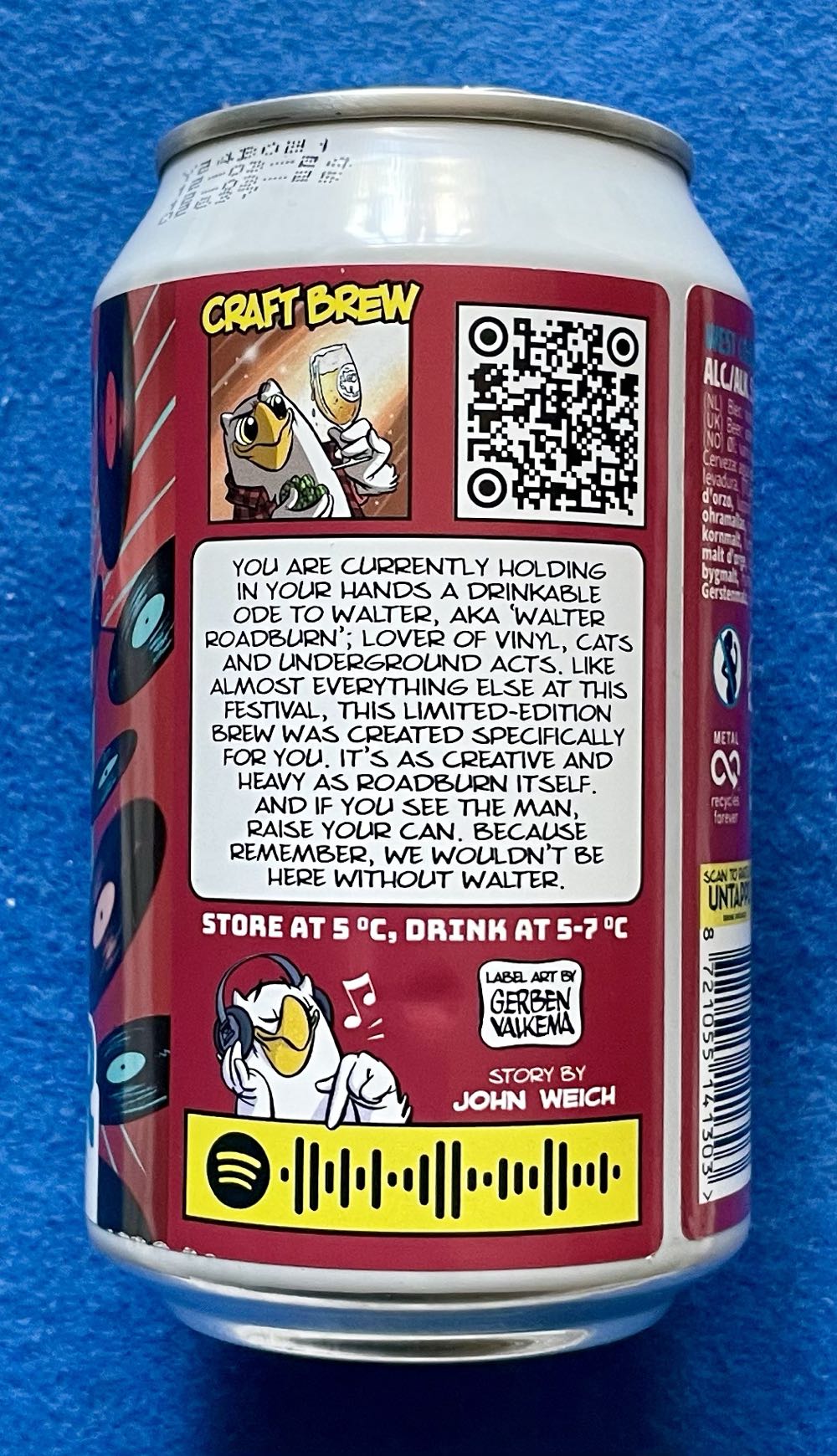 The Walter - Uiltje Brewing Company (330 mL) alcohol collectible [Barcode 8721055141303] - Main Image 4