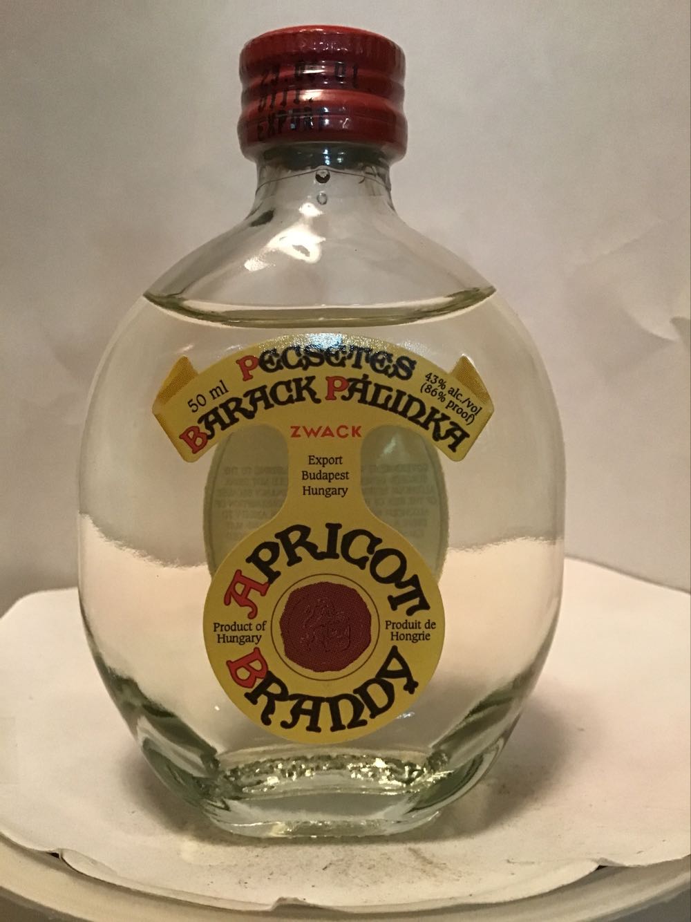 Pecsetes Plum & Apricot & Pear & Cherry - Barton Imports (50 mL) alcohol collectible - Main Image 2