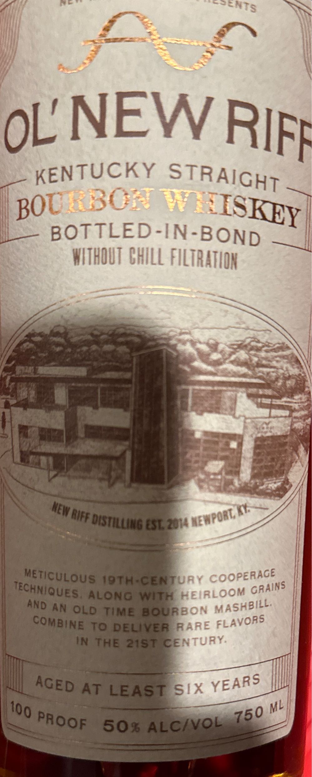 Ol’new Riff  alcohol collectible [Barcode 856302005584] - Main Image 2