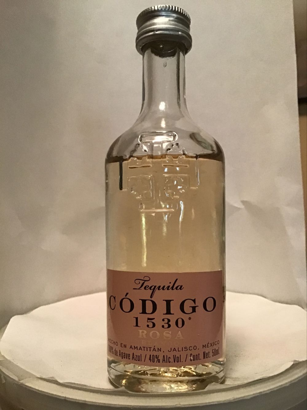 Codigo Blanco & Rosa & Amejo & Rosa Blanco - Hasta La Cruz (50 mL) alcohol collectible - Main Image 2