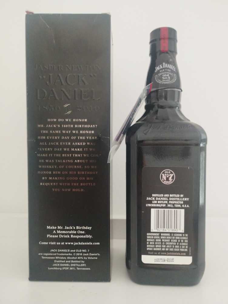 160th Birthday  (1000 mL) alcohol collectible - Main Image 3