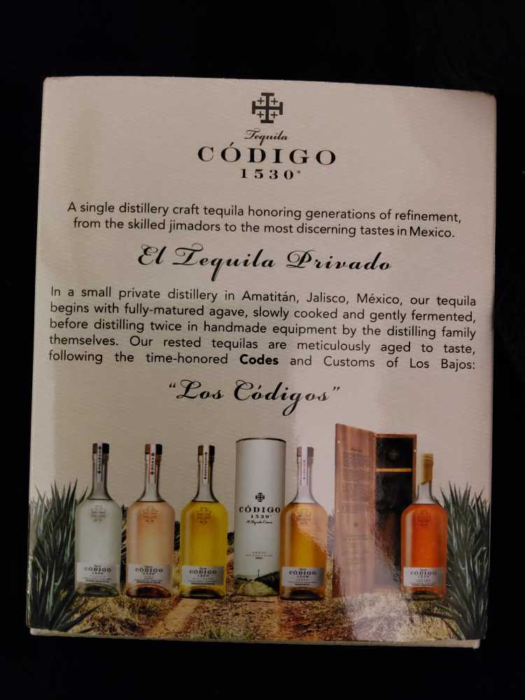Codigo Tequila 3 Pack - ORIGIN (50 mL) alcohol collectible [Barcode 859061006823] - Main Image 2