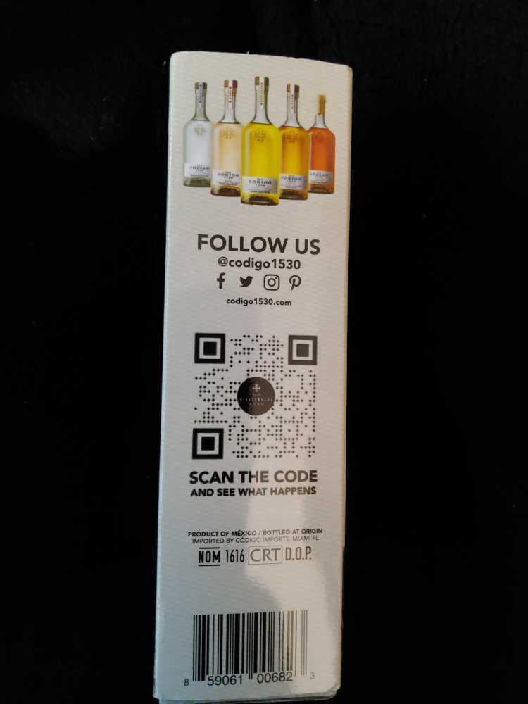 Codigo Tequila 3 Pack - ORIGIN (50 mL) alcohol collectible [Barcode 859061006823] - Main Image 3