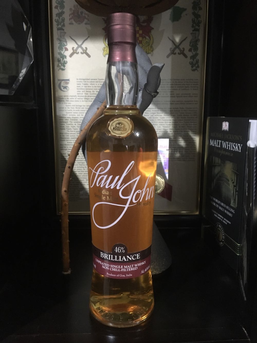 Paul John Brilliance Indian Single Malt And - Paul John Distillery Goa (700 mL) alcohol collectible [Barcode 8904014800699] - Main Image 4