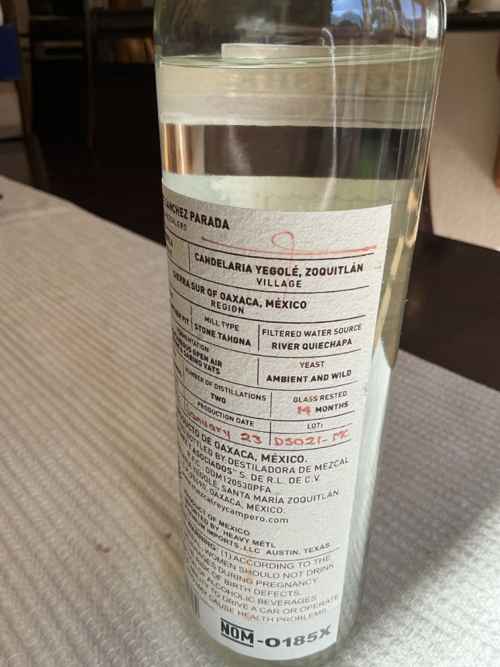 Rey Campero Madrecuishe - Rey Campero (750 mL) alcohol collectible [Barcode 7503018107189] - Main Image 4