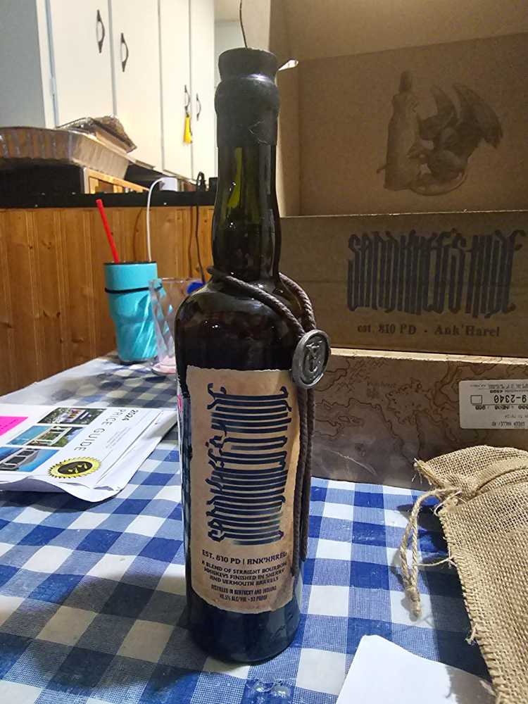 Sandkhegs Hide - Find Familiar Whiskey (750 mL) alcohol collectible [Barcode 860010050651] - Main Image 2