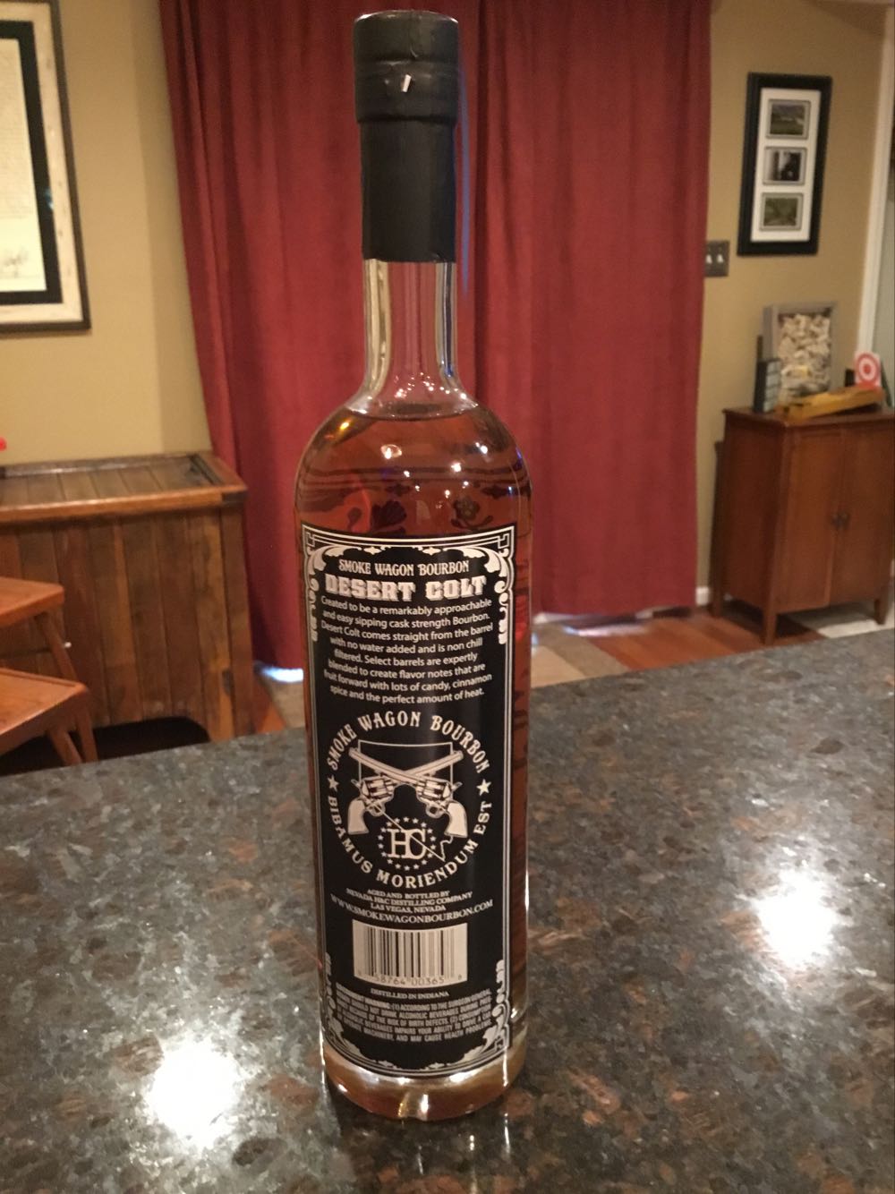 Smoke Wagon Desert Colt Full Strength - Nevada H&C Distilling Company (750 mL) alcohol collectible [Barcode 858764003658] - Main Image 2