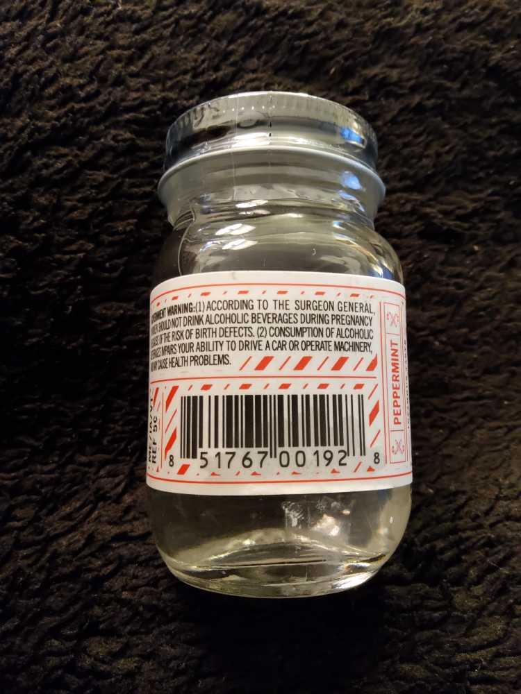 Midnight Moon Moonshine Peppermint - Piedmont Distillers (50 mL) alcohol collectible [Barcode 851767001928] - Main Image 3