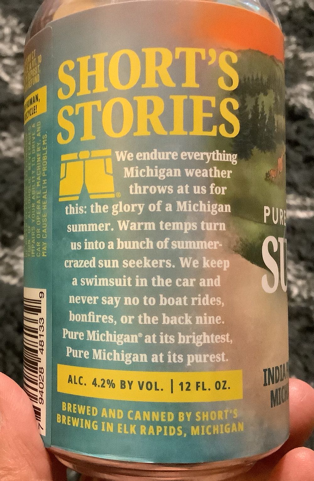 Short’s Brewing Summer IPA - Short’s Brewing Company, Bellaire alcohol collectible - Main Image 2