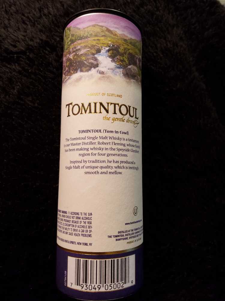 Deleted Entry  - Tomintoul Distillery (0 mL) alcohol collectible - Main Image 2