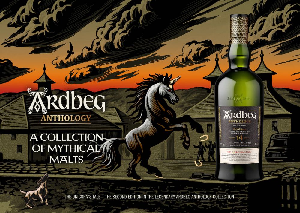 Ardbeg Anthology: “The Unicorn’s Tale” Ultimate 14Yr - Ardbeg Distillery Islay (750 mL) alcohol collectible - Main Image 2