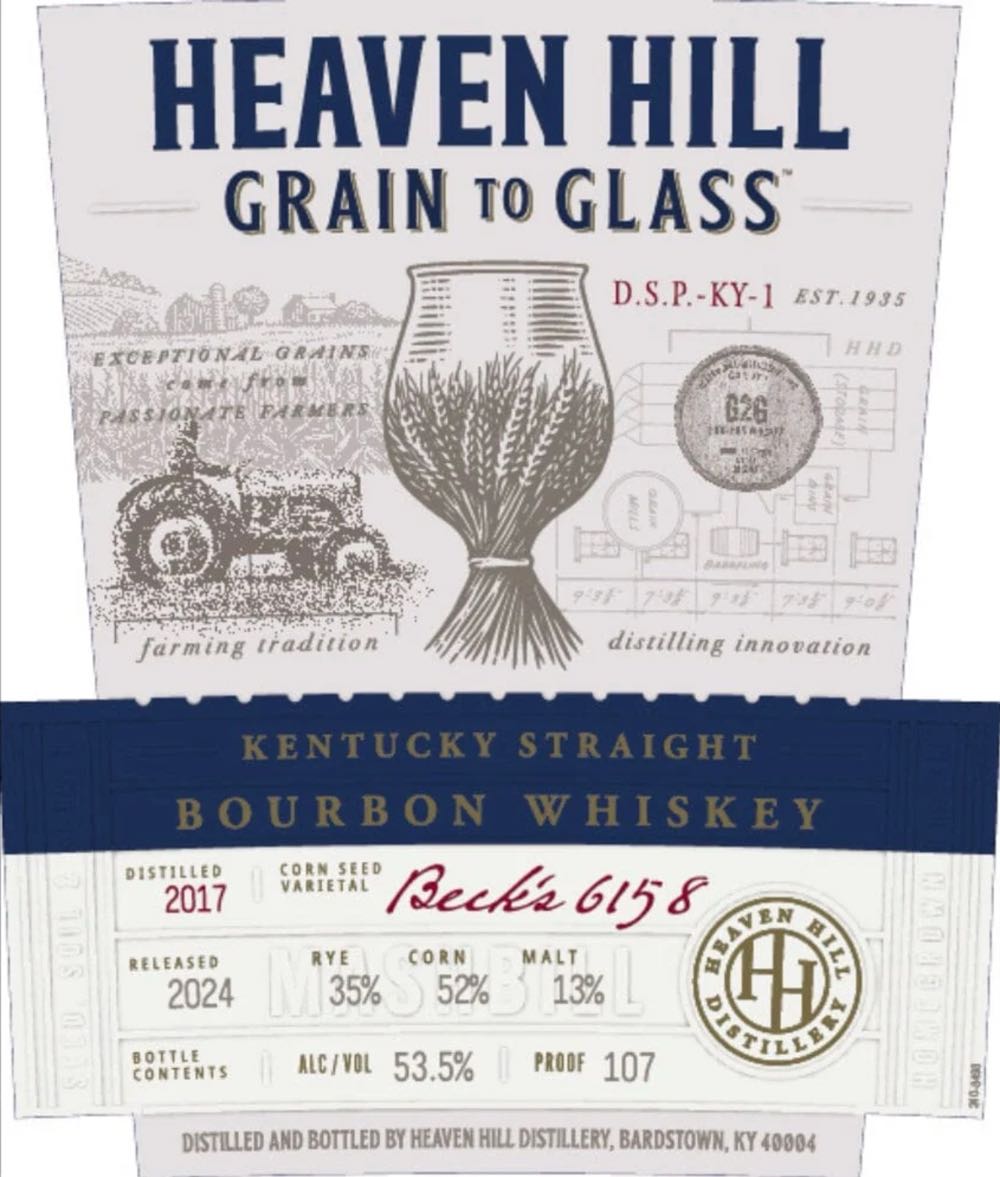 Heaven Hill Grain To Glass - Heaven Hill Distillery (750 mL) alcohol collectible [Barcode 096749005031] - Main Image 2