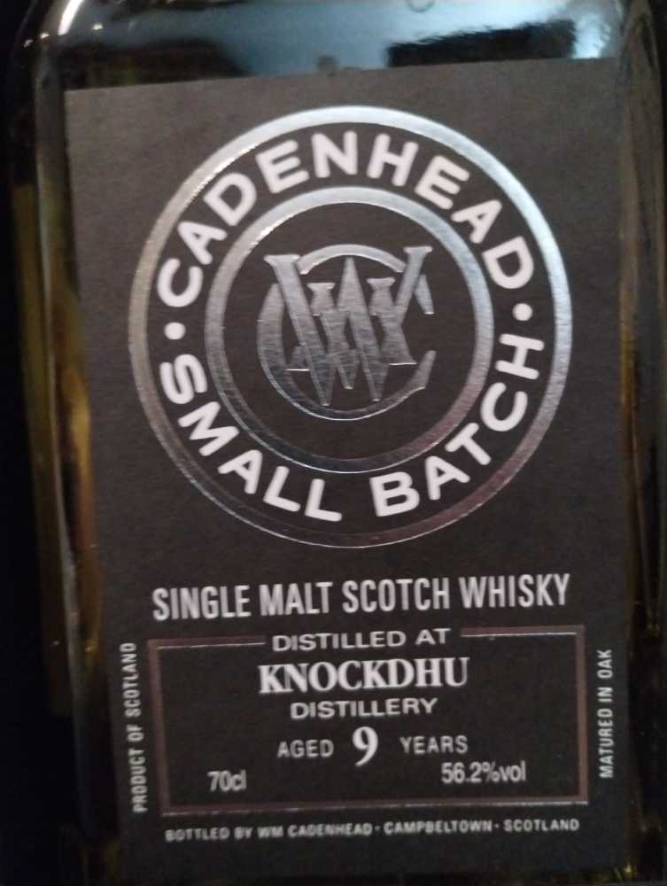 Caddenhead Small Batch - Knockdhu Distillery (700 mL) alcohol collectible - Main Image 2