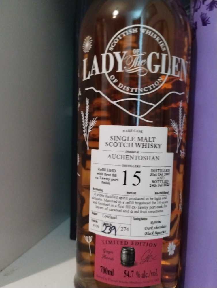Lady Of The Glen - Auchentoshan Distillery (700 mL) alcohol collectible - Main Image 3
