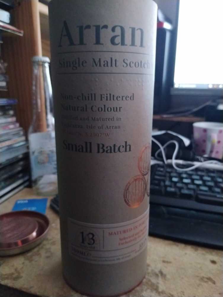 Arran 13 Year Old Small Batch - Arran (700 mL) alcohol collectible [Barcode 5060044488320] - Main Image 3