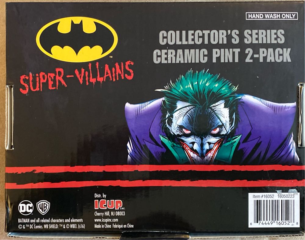 DC Super Villains Ceramic Pint 2pk - Icup (1 L) alcohol collectible - Main Image 2