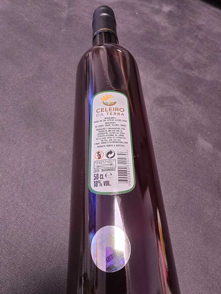 Tea Liqueur - Celeiro Da Terra (500 mL) alcohol collectible [Barcode 64287720] - Main Image 3