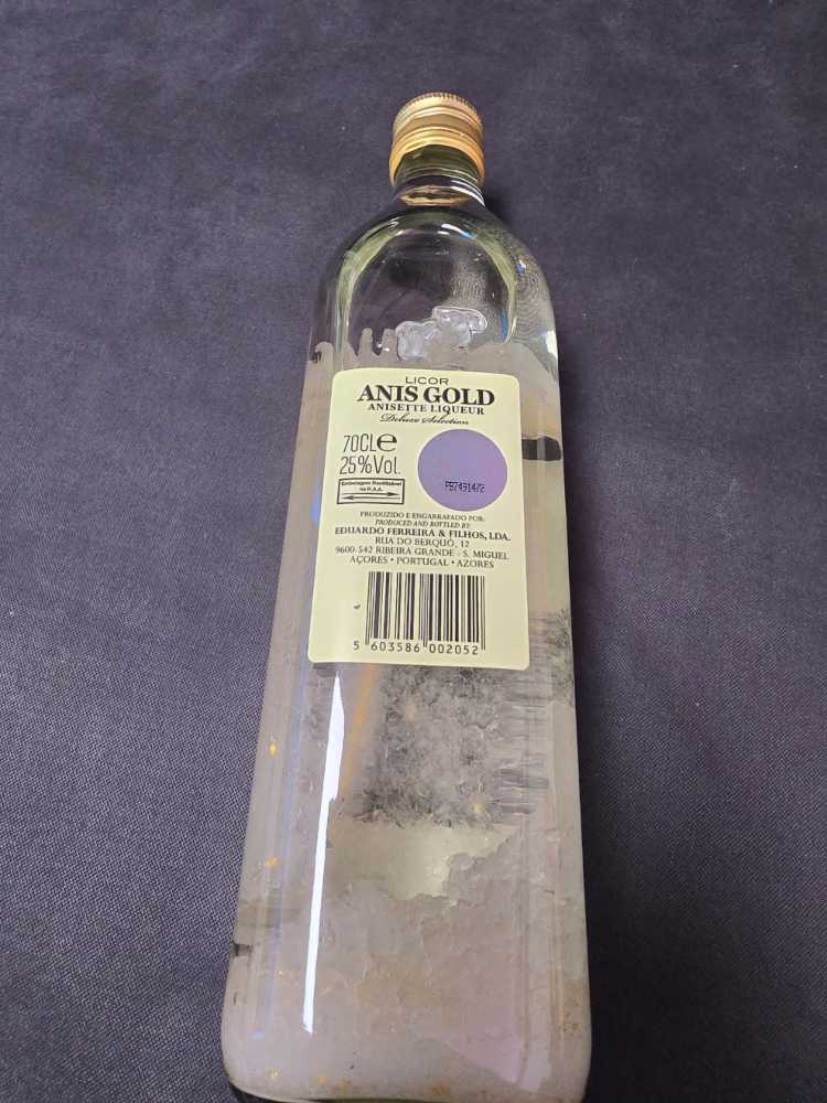 Licor Anis Gold - Eduardo Ferreira & Filhos Lda (700 mL) alcohol collectible [Barcode 5603586002052] - Main Image 2