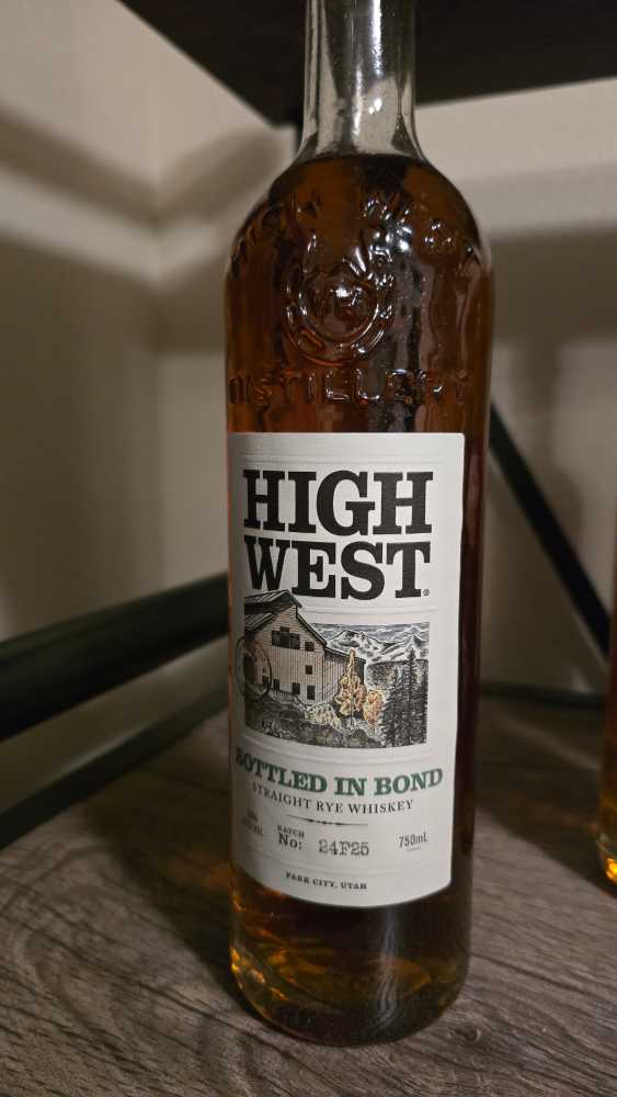 High West Whiskey - Bottled In Bond Rye - High West Distillery alcohol collectible [Barcode 086003267503] - Main Image 3