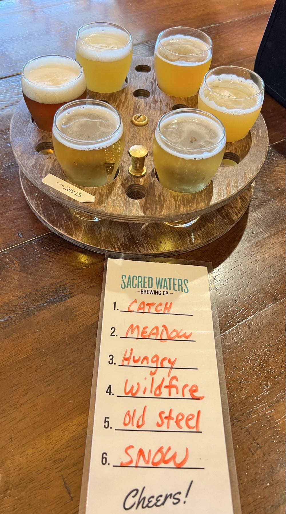 Sacred Waters Old Steel Bridge Pale Ale - Sacred Waters Brewing, Kalispell alcohol collectible - Main Image 4