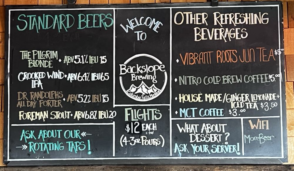 Back Slope Pilgrim Blonde Ale - Back Slope Brewing, Columbia Falls alcohol collectible - Main Image 3