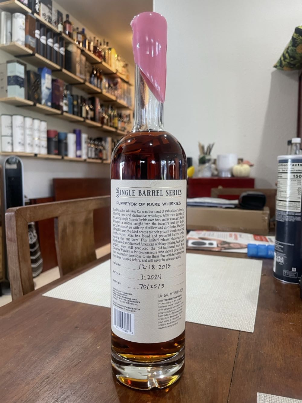 Rare Character “TKO-211” - Southern Spirits - Rare Character Whiskey Co (750 mL) alcohol collectible - Main Image 4