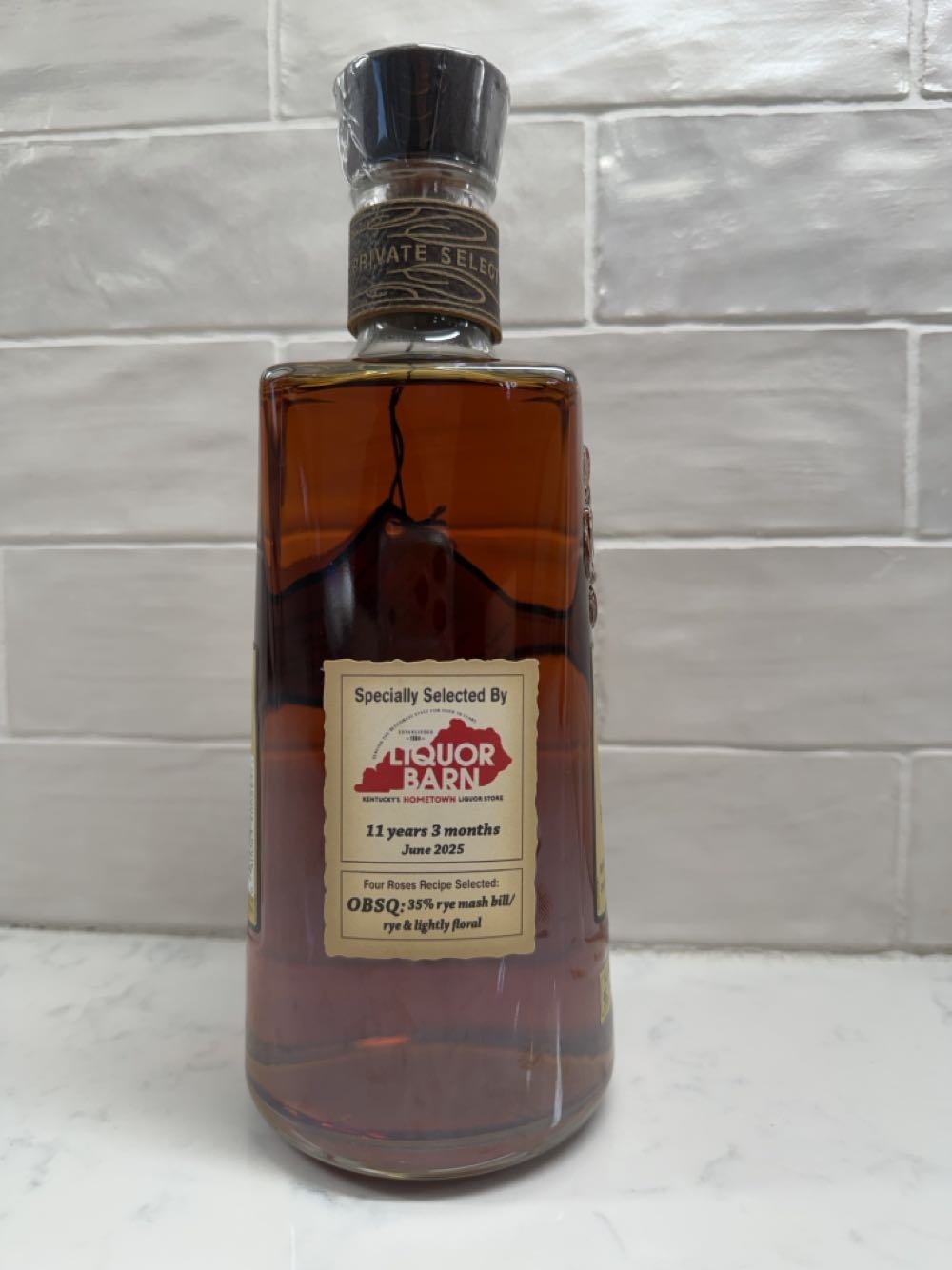 Four Roses OBSQ Single Barrel - Barrel Strength - Four Roses Distilleries (750 mL) alcohol collectible [Barcode 451453487502] - Main Image 2