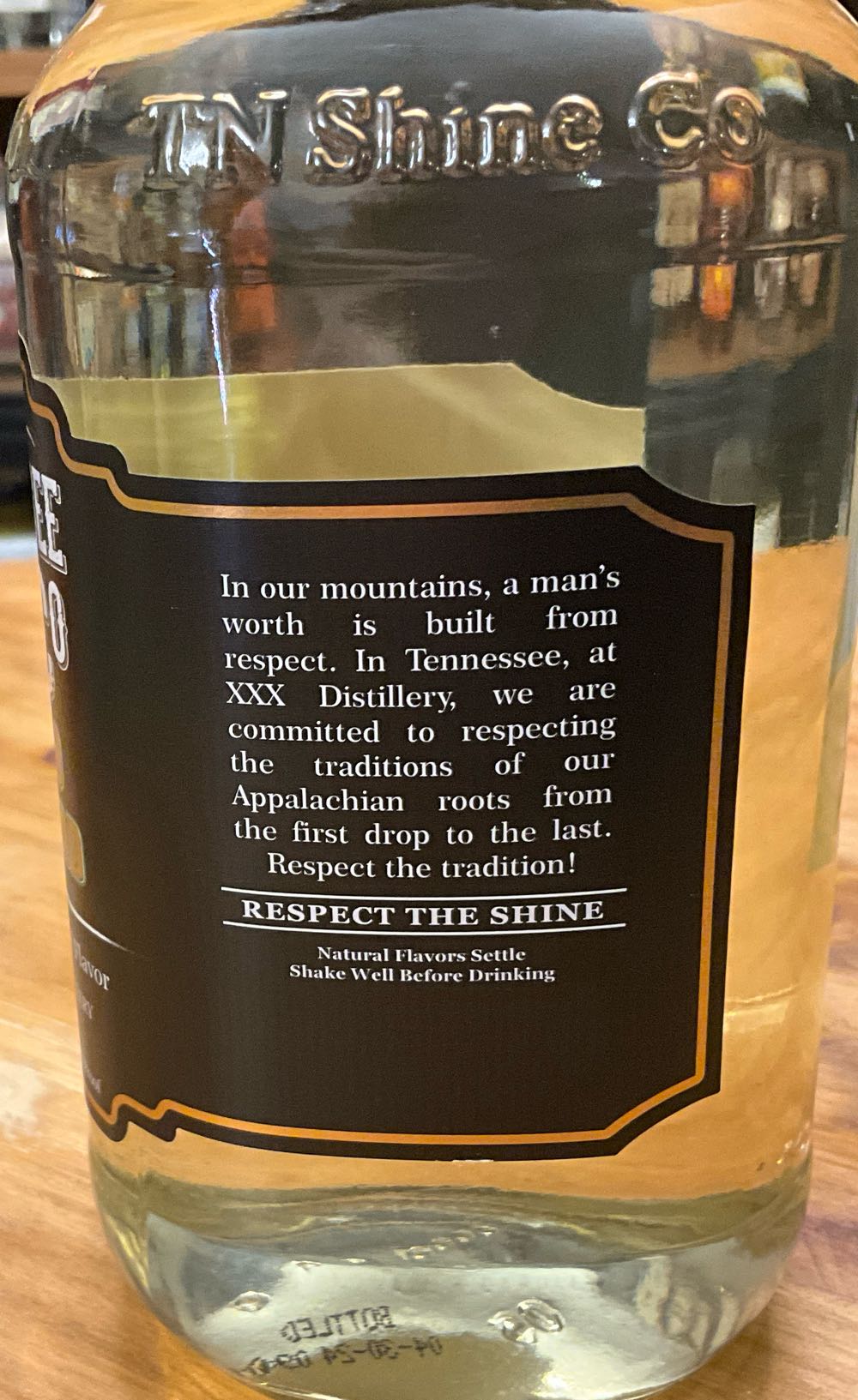 Tennessee Shine Moonshine - Jalapeno Cornbread - XXX Distillery (50 mL) alcohol collectible [Barcode 850013697793] - Main Image 2